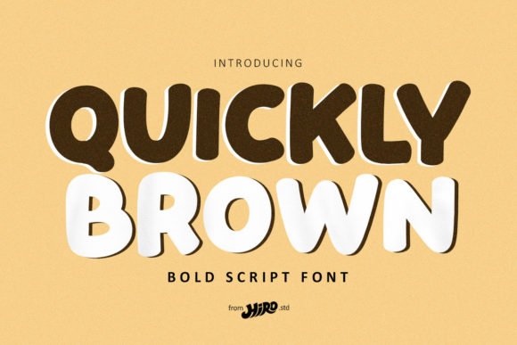 Quickly Brown Font - Featured Image