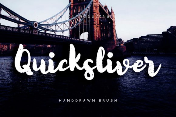Quicksliver Font - Featured Image