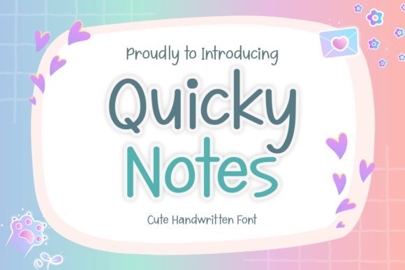 Quicky Notes Font - Featured Image