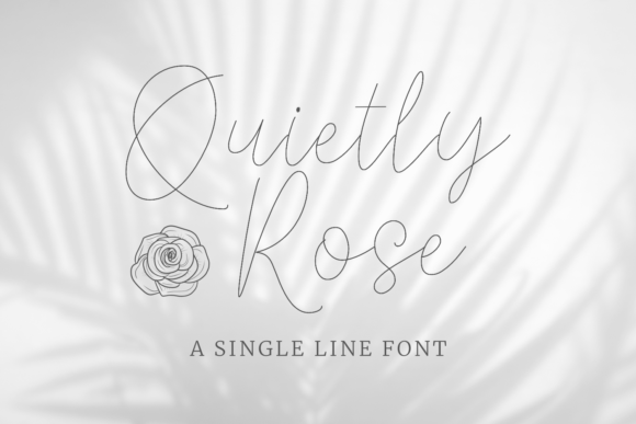 Quietly Rose Font - Featured Image
