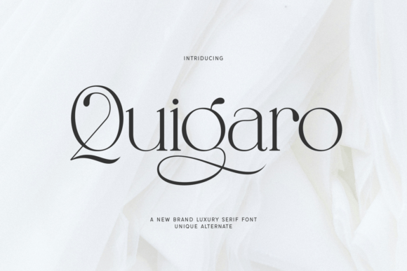 Quigaro Font - Featured Image
