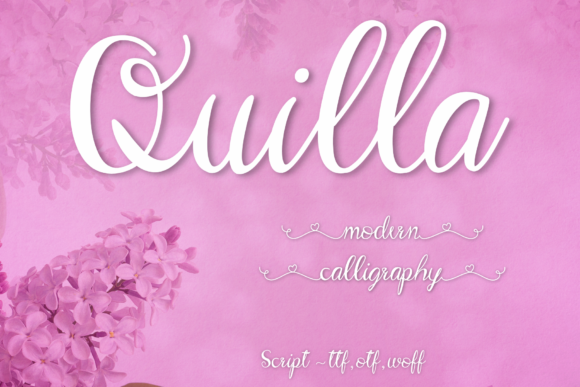 Quilla Font - Featured Image