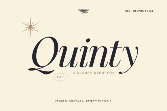 Quinty Font - Featured Image