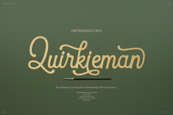 Quirkieman Font - Featured Image