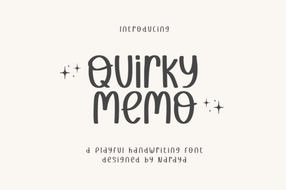 Quirky Memo Font - Featured Image
