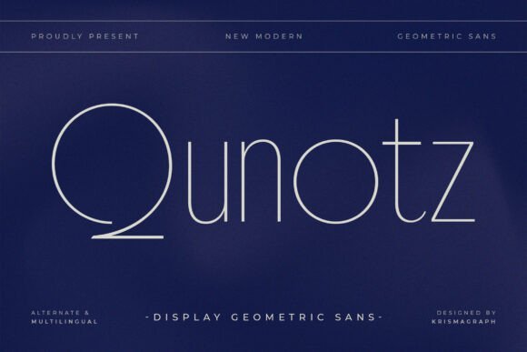 Qunotz Font - Featured Image