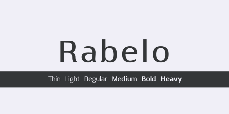 Rabelo Heavy Font - Featured Image