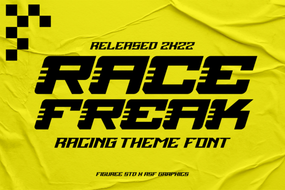 Race Freak Font - Featured Image