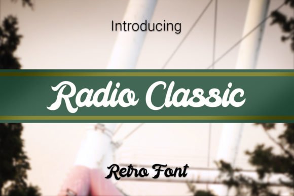 Radio Classic Font - Featured Image