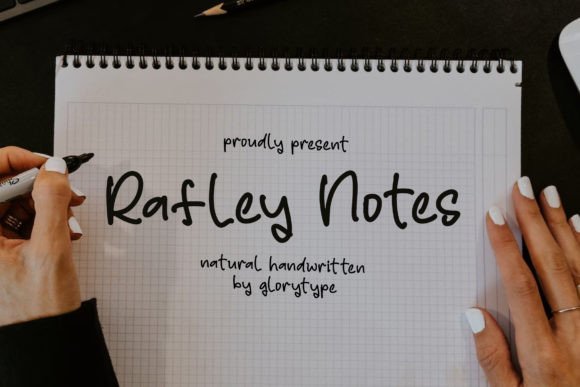 Rafley Notes Font - Featured Image