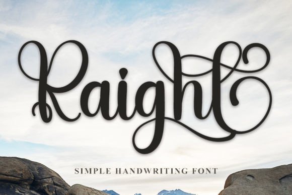 Raight Font - Featured Image