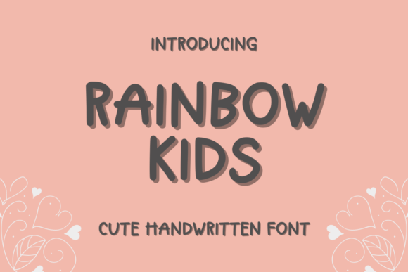 Rainbow Kids Font - Featured Image