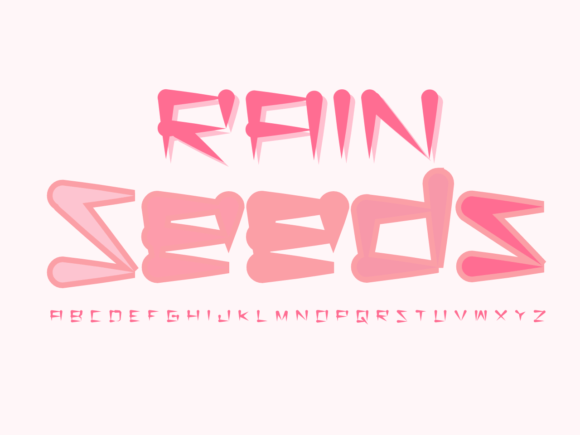 Rainseeds Font - Featured Image