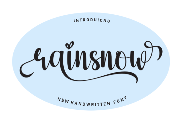 Rainsnow Font - Featured Image