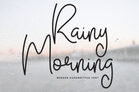 Rainy Morning Font - Featured Image