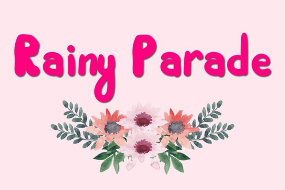 Rainy Parade Font - Featured Image