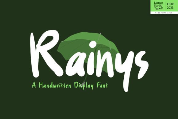 Rainys Font - Featured Image