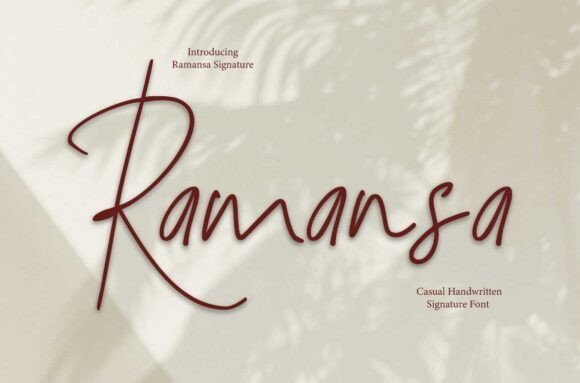 Ramansa = Font - Featured Image