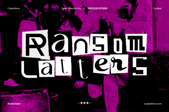 Ransom Latters Font - Featured Image