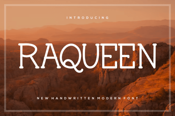 Raqueen Font - Featured Image