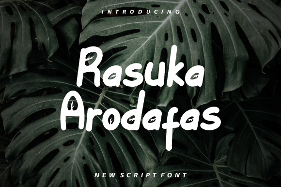 Rasuka Arodafas Font - Featured Image