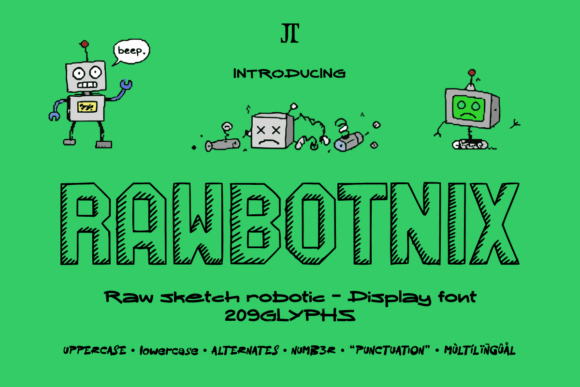 Rawbotnix Font - Featured Image