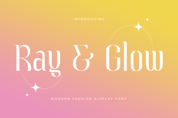 Ray & Glow Font - Featured Image