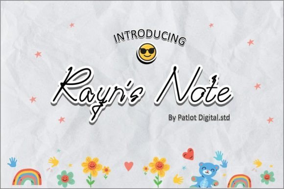 Rayn's Note Font - Featured Image