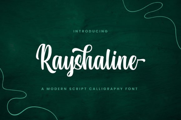 Rayshaline Font - Featured Image