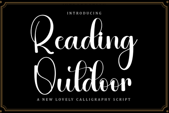Reading Outdoor Font - Featured Image