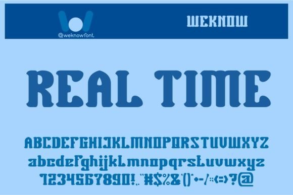 Real Time Font - Featured Image