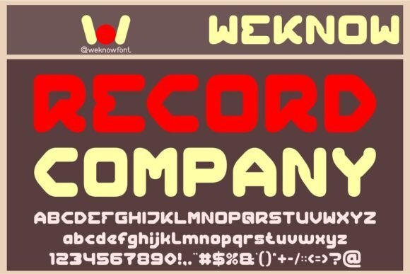 Record Company Font - Featured Image