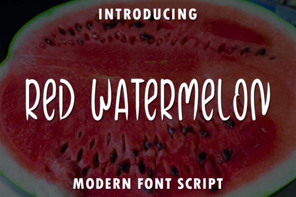 Red Watermelon Font - Featured Image