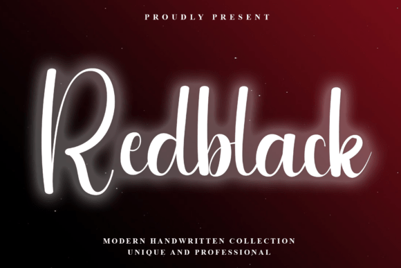 Redblack Font - Featured Image