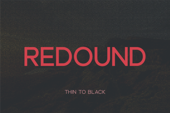 Redound Font - Featured Image