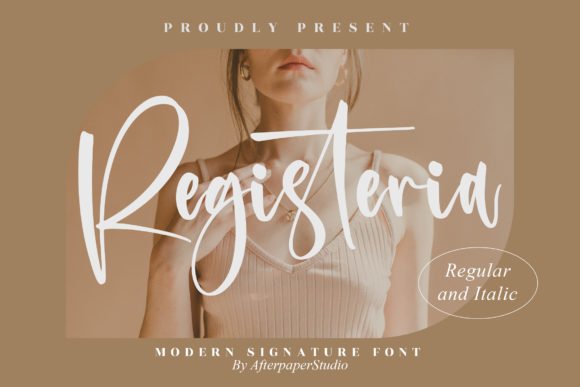 Registeria Font - Featured Image