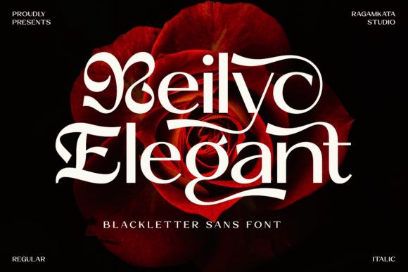 Reilyc Elegant Font - Featured Image