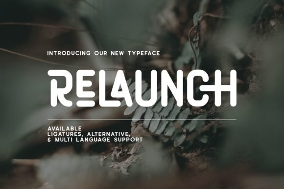 Relaunch Font - Featured Image