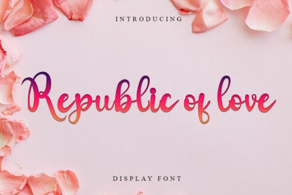 Republic of Love Font - Featured Image