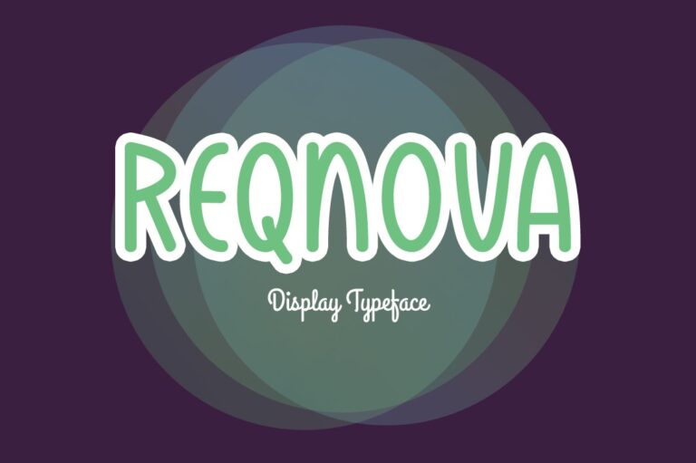 Reqnova Font - Featured Image