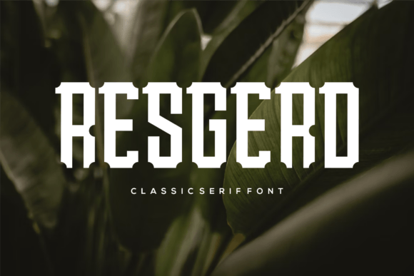 Resgerd Font - Featured Image