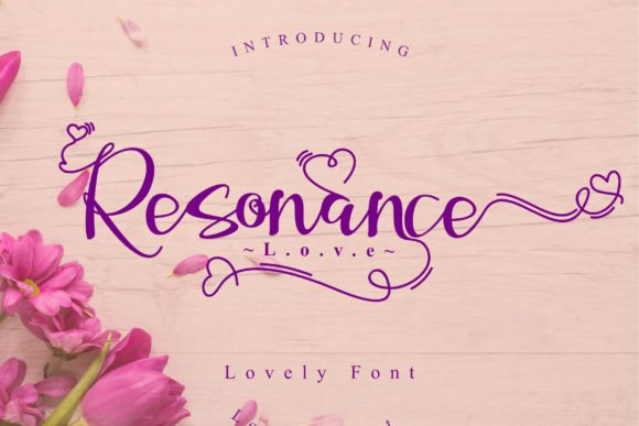 Resonance Love Font - Featured Image
