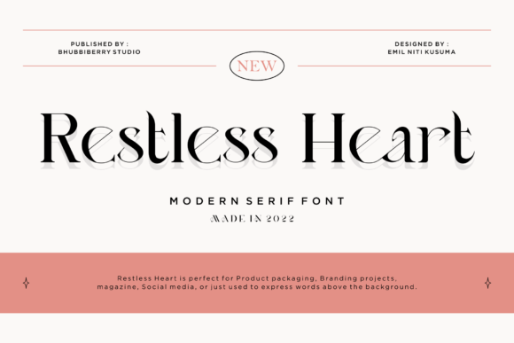 Restless Heart Font - Featured Image