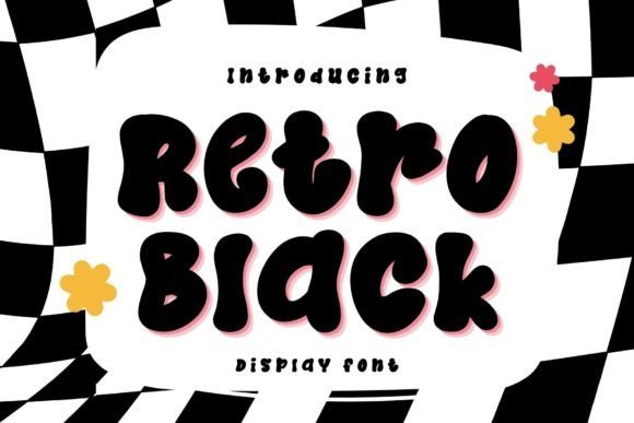 Retro Black Font - Featured Image
