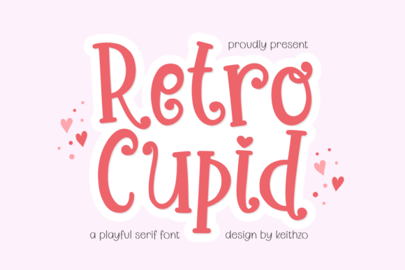 Retro Cupid Font - Featured Image