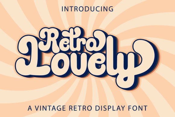 Retro Lovely Font - Featured Image
