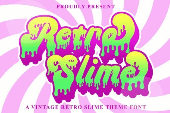 Retro Slime Font - Featured Image