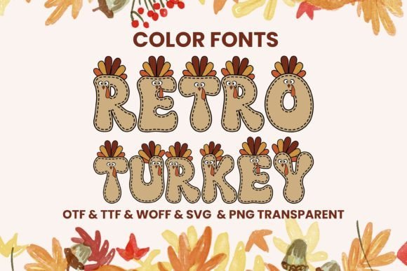 Retro Turkey Font - Featured Image