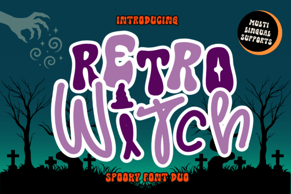 Retro Witch Font - Featured Image