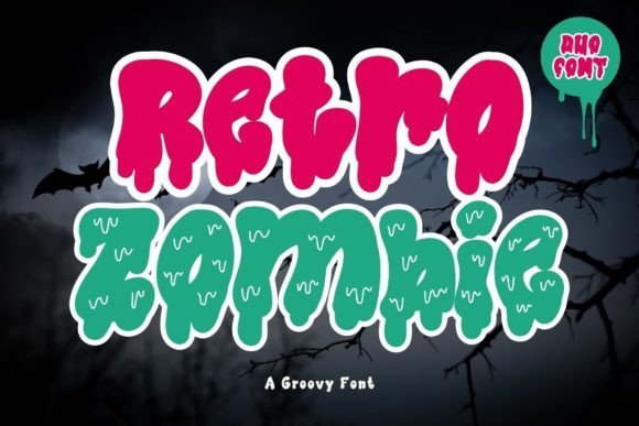 Retro Zombie Font - Featured Image